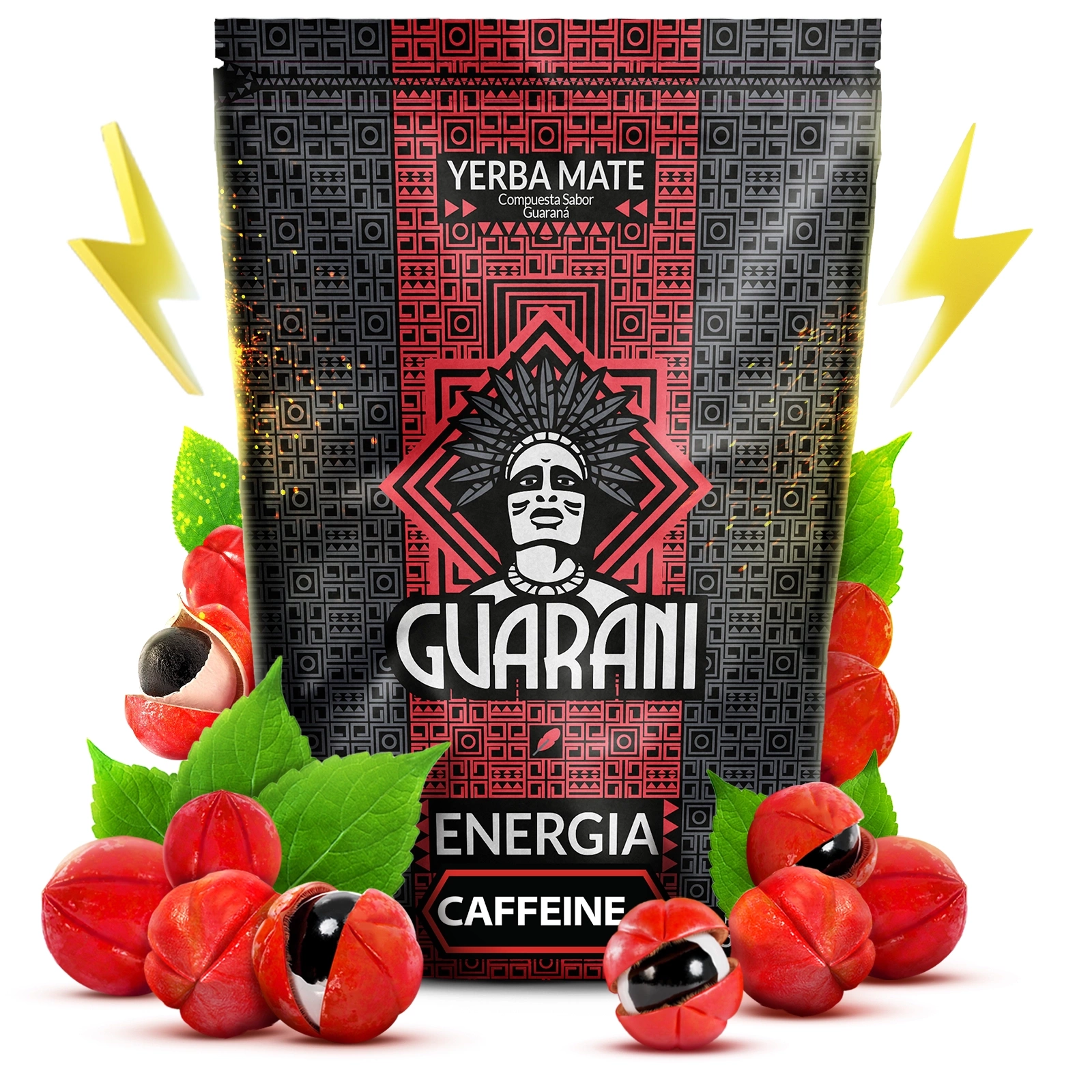 Yerba Mate Guarani Energia Caffeine+ - w opakowaniu