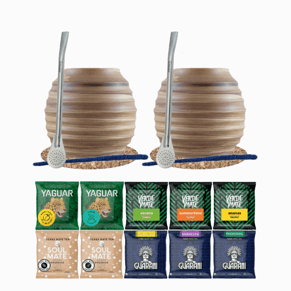 Zestaw Yerba Mate dla Dwojga 10x 50g 500g Matero