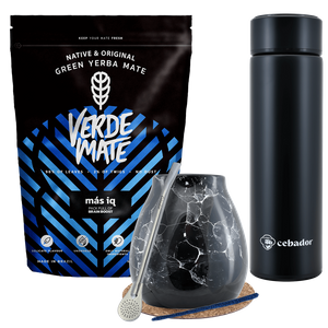 Zestaw Yerba Verde Mate MAS IQ 500g Termos 7.0
