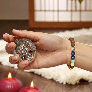 Bransoletka Siedem Czakr – drewno Wenge i Budda