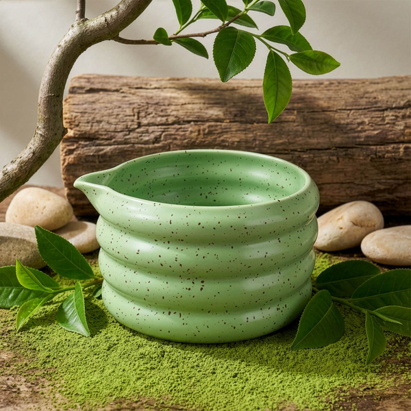 Matchawan – Ceramiczna miseczka do matchy z dzióbkiem – Midori