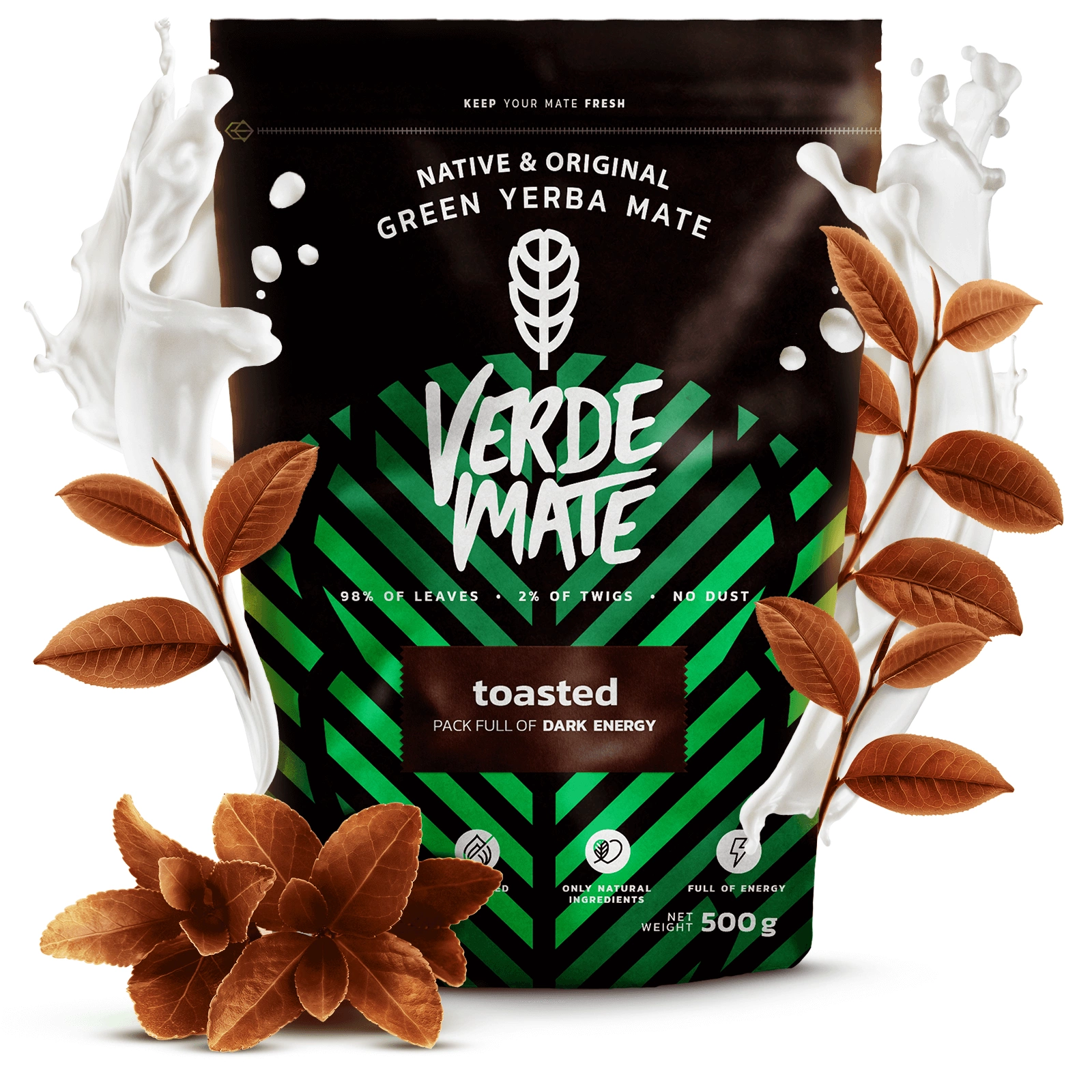 Prażone liście yerba mate