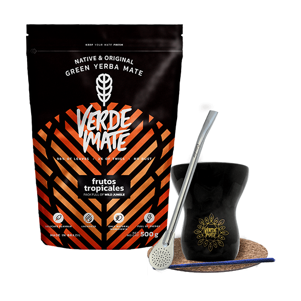 Zestaw startowy bombilla matero + Yerba Mate Verde