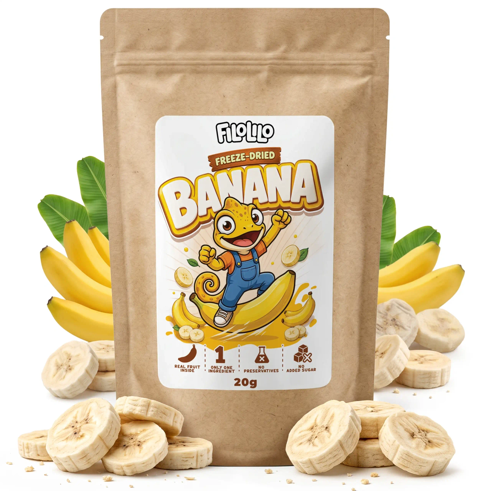Liofilizowany banan FiloLilo