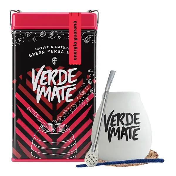 Zestaw Yerbera Verde Mate Energia Guarana 0,5kg