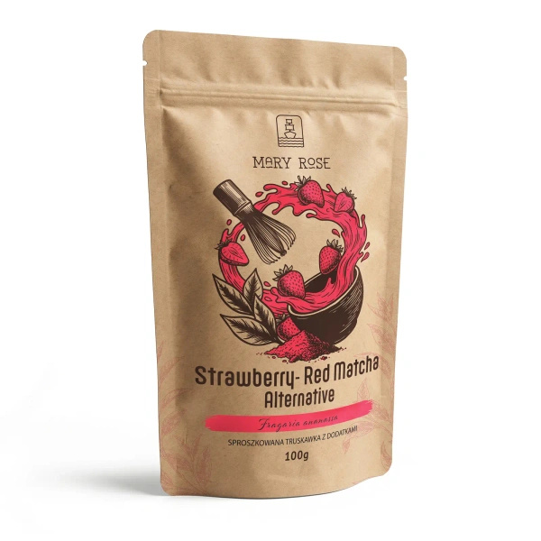 Mary Rose – Red Matcha Alternative – Truskawka (w proszku) 100 g