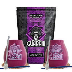 Zestaw Startowy dla dwojga Yerba Mate Guarani Maracuya 500g