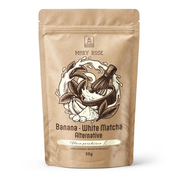 Mary Rose – White Matcha Alternative – Banan (w proszku) 50 g