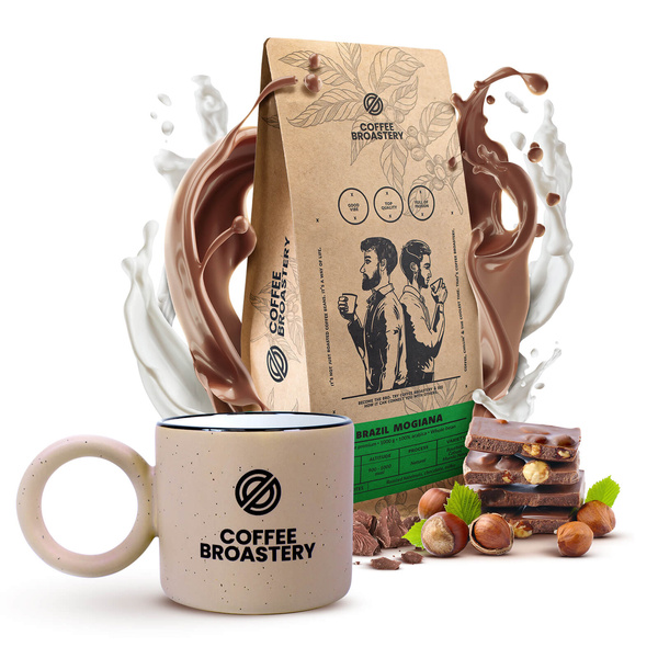 Zestaw Coffee Broastery: kawa Brazil Mogiana + kubek