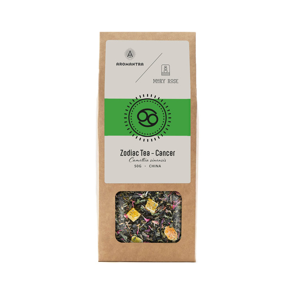Aromantra x Mary Rose – Herbata zodiakalna – Rak (czarna) 50 g