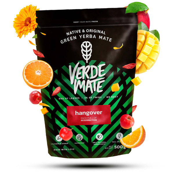 Zestaw yerba mate 2x500g Verde Mate + tykwa Marmori