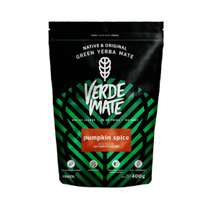 Zestaw Startowy Yerba Mate Verde Mate Pumpkin Spice 400g + Tykwa Caldero Kociołek