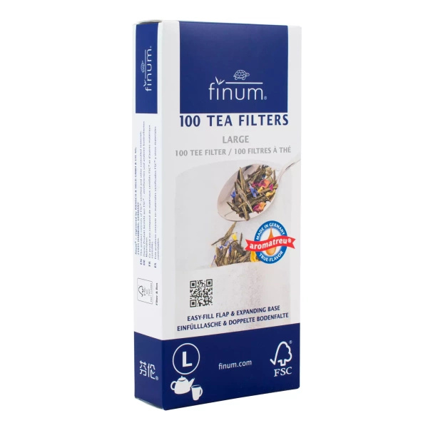Papierowe filtry do herbaty – rozmiar L (100 sztuk)