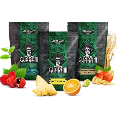 Zestaw Yerba Mate Guarani Owocowe 3x500g