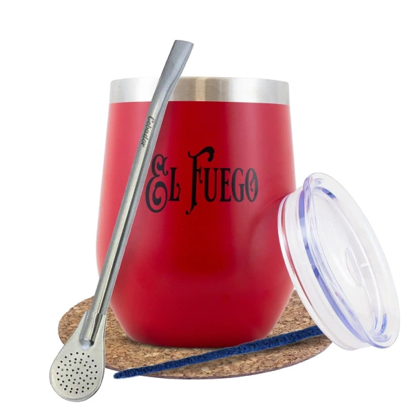 Zestaw akcesoriów do yerba mate: TermoLid + Bombilla