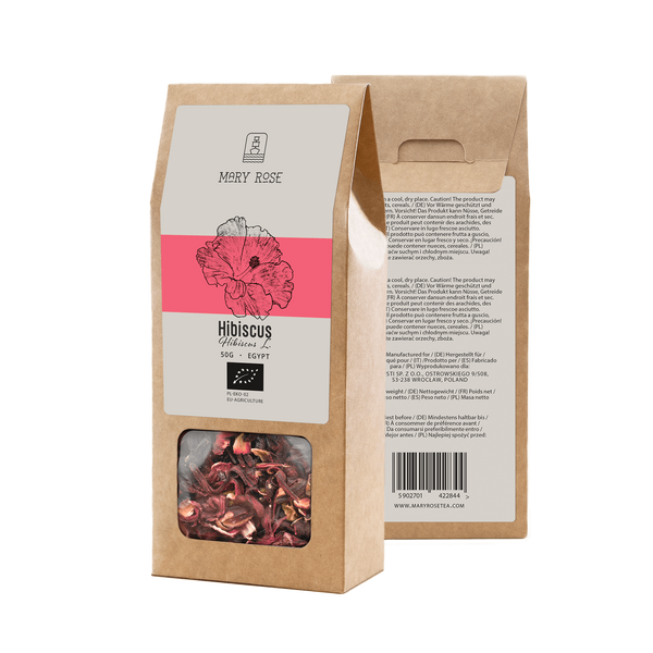 Mary Rose – Hibiskus ekologiczny – Malwa Sudańska (płatki) 50 g