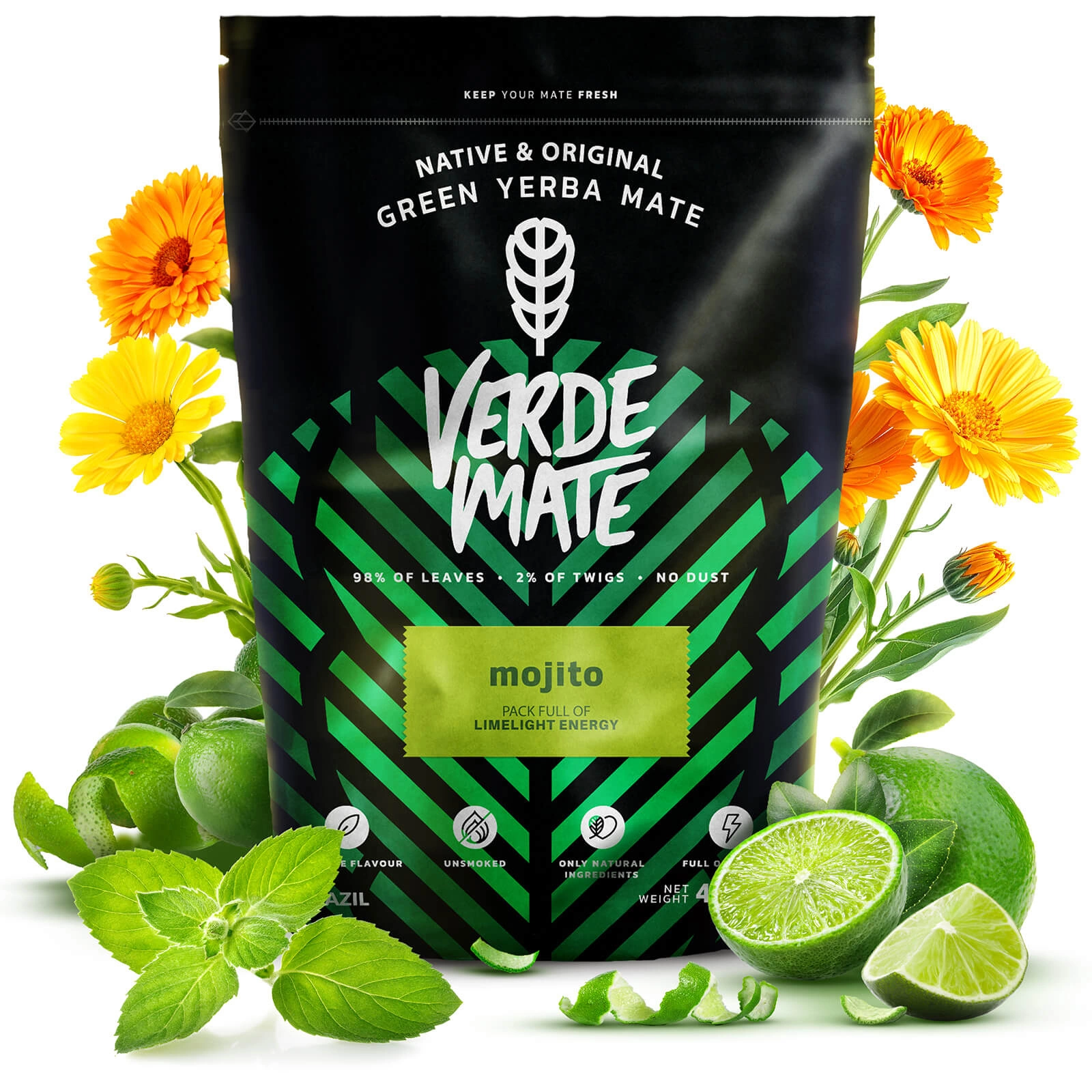 Verde Mate Green Mojito - Zbliżenie