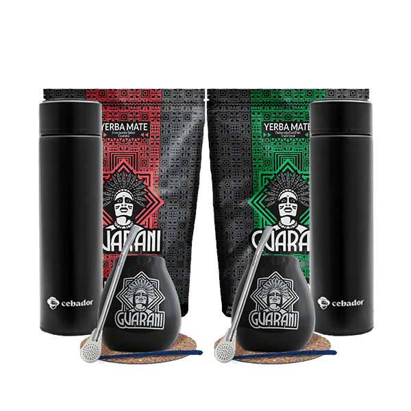 ZESTAW Yerba Mate akcesoria dla dwojga termosy
