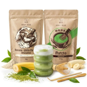Zestaw do kolorowego Matcha Latte: Matcha + White Matcha + akcesoria