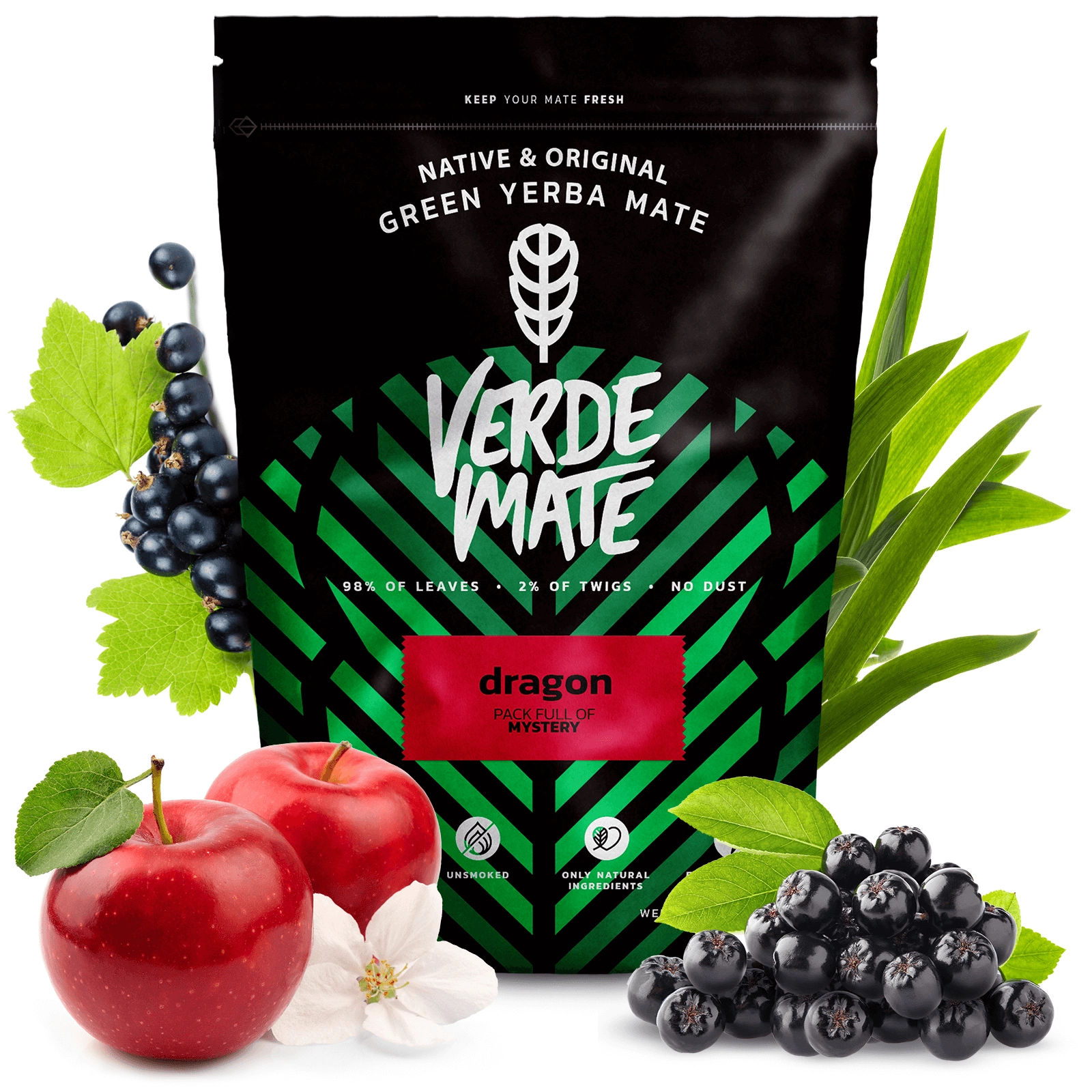 Verde Mate Green Dragon - Zbliżenie
