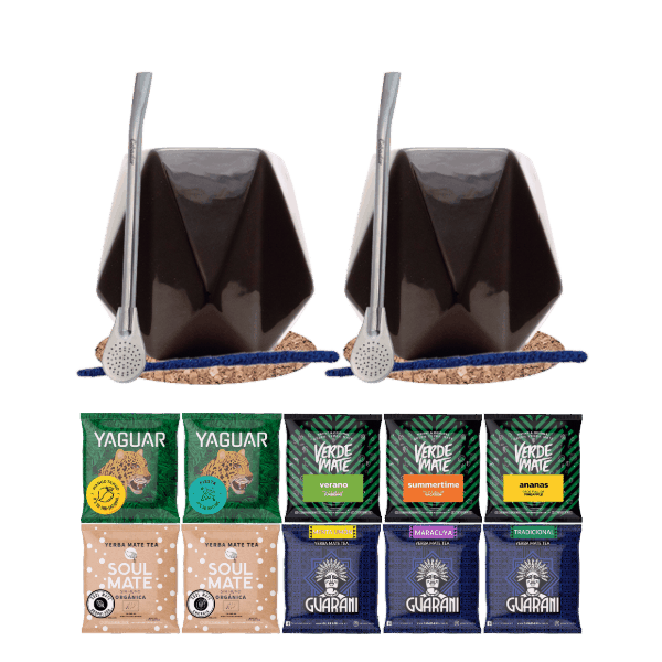 Zestaw Yerba Mate Diamante Bombilla dla dwojga