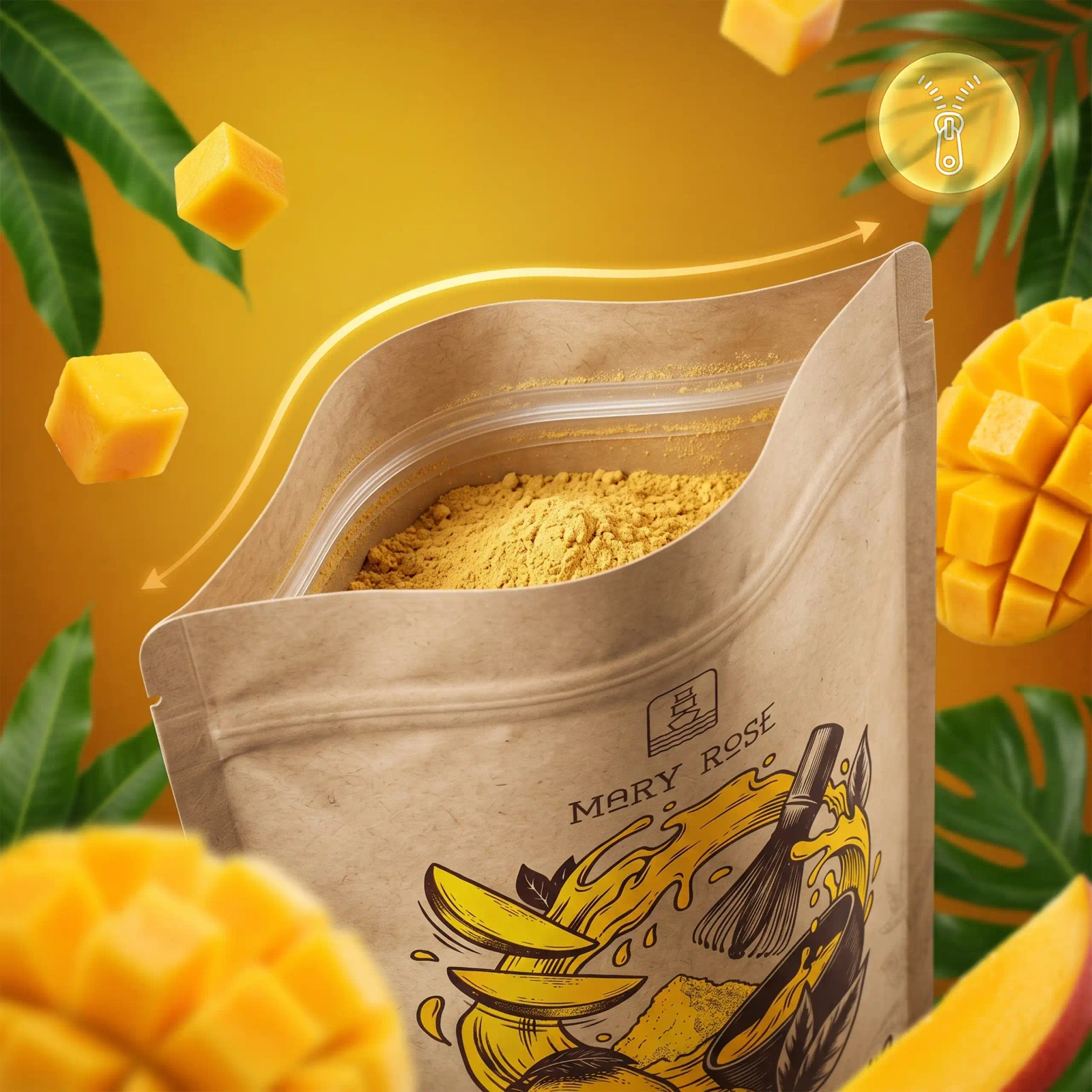 Mary Rose Yellow Matcha Mango