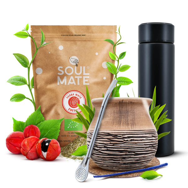 Zestaw Yerba Soul Mate Energia 0,5kg Termos LED