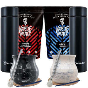 Zestaw Yerba Verde Mate Termos dla dwojga 1000g