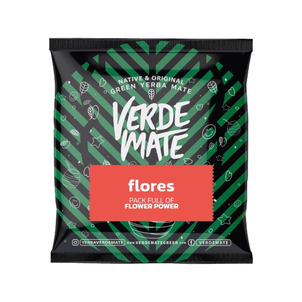 Verde Mate Green Flores - Zbliżenie