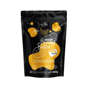 Nustino – Masło Orzechowe w Proszku – Banan (bez dodatku cukru) 400 g