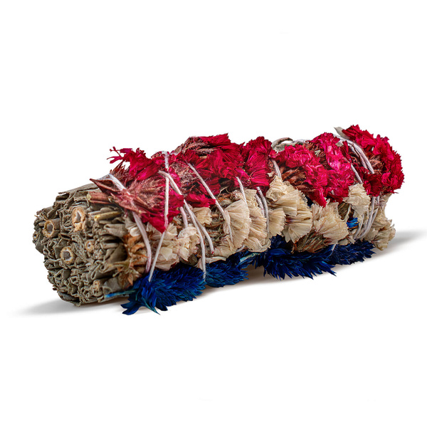 Biała szałwia z kwiatami – Kadzidło 20-30 g (rolka)