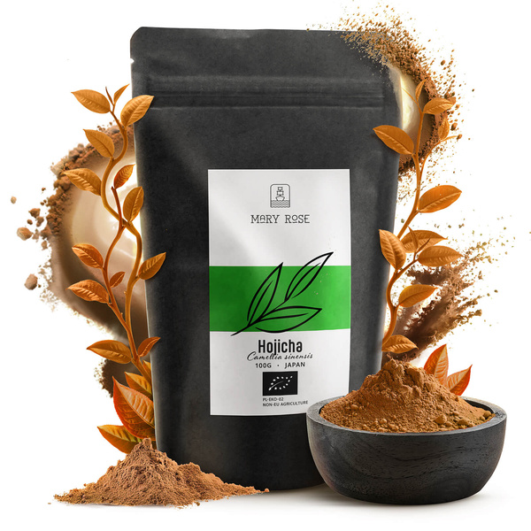 Mary Rose – Prażona Herbata Zielona Hojicha Powder (BIO) 100 g