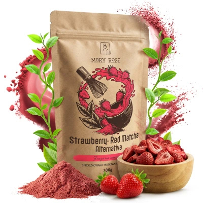 Mary Rose – Red Matcha Alternative – Truskawka (w proszku) 100 g