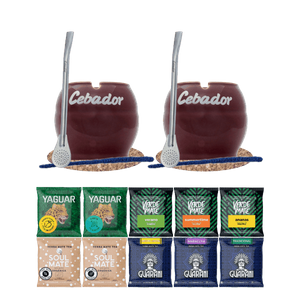 Zestaw startowy Yerba Mate dla Dwojga 10x 50g 500g