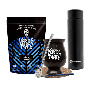Zestaw Yerba Verde Mate MAS IQ 500g Termos Tykwa