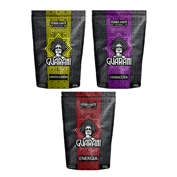 Zestaw Yerba Mate Guarani różne rodzaje 3x500g