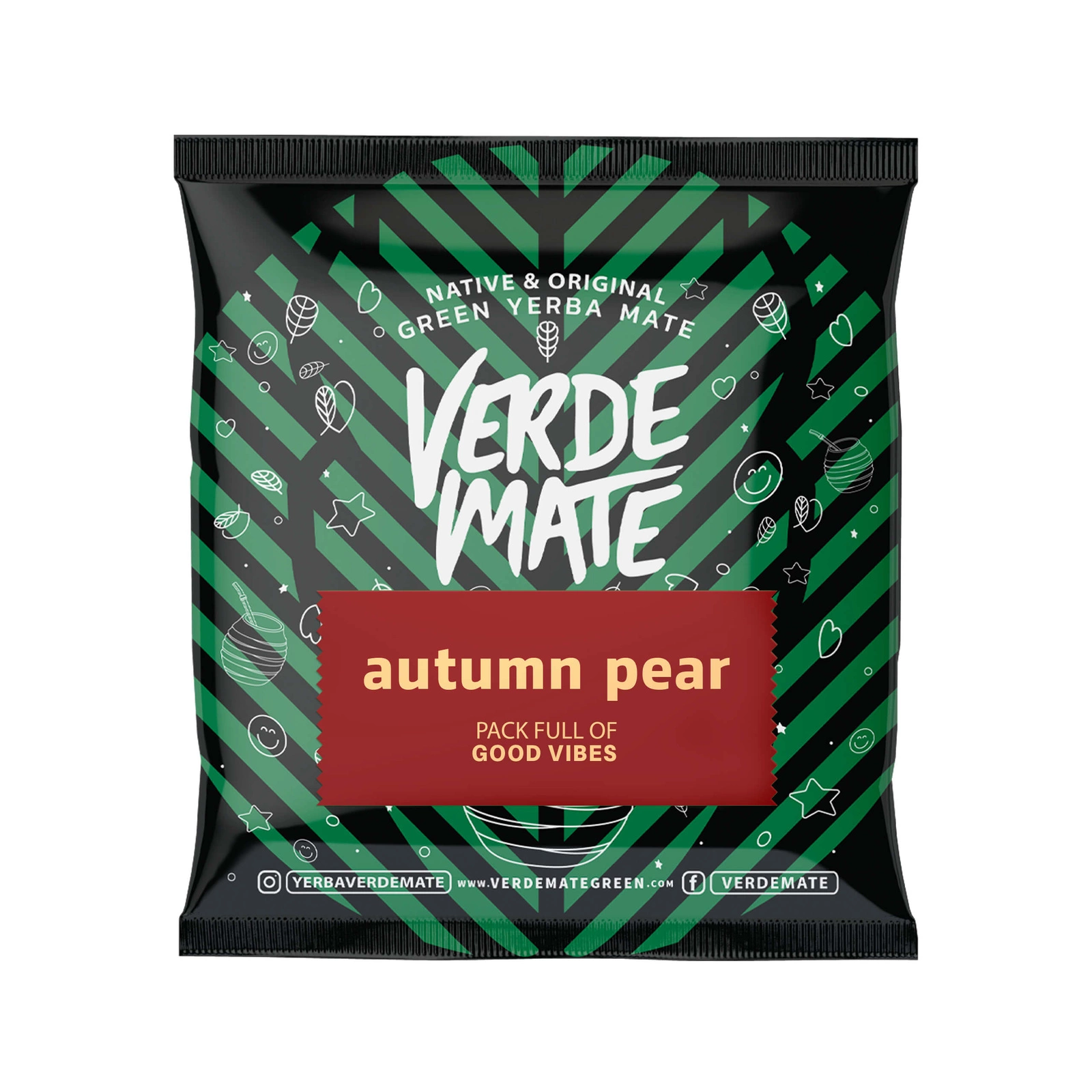Verde Mate Green Autumn Pear - Zbliżenie