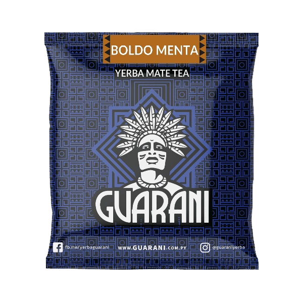 Yerba Mate Guarani Boldo Menta - w opakowaniu