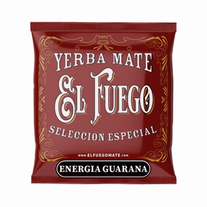 Zestaw yerba mate El Fuego 50g + tykwa El Fuego Gold