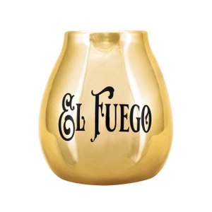 Zestaw yerba mate El Fuego 50g + tykwa El Fuego Gold