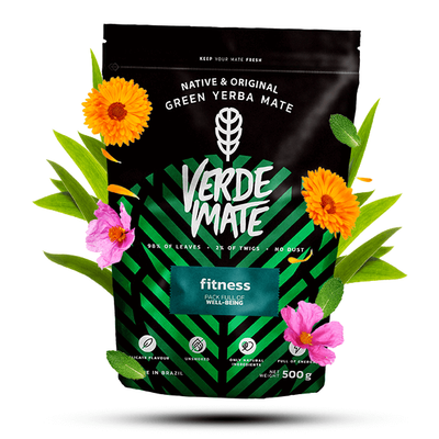 Verde Mate Green Fitness 0,5 kg – brazylijska yerba mate ziołowo-owocowa