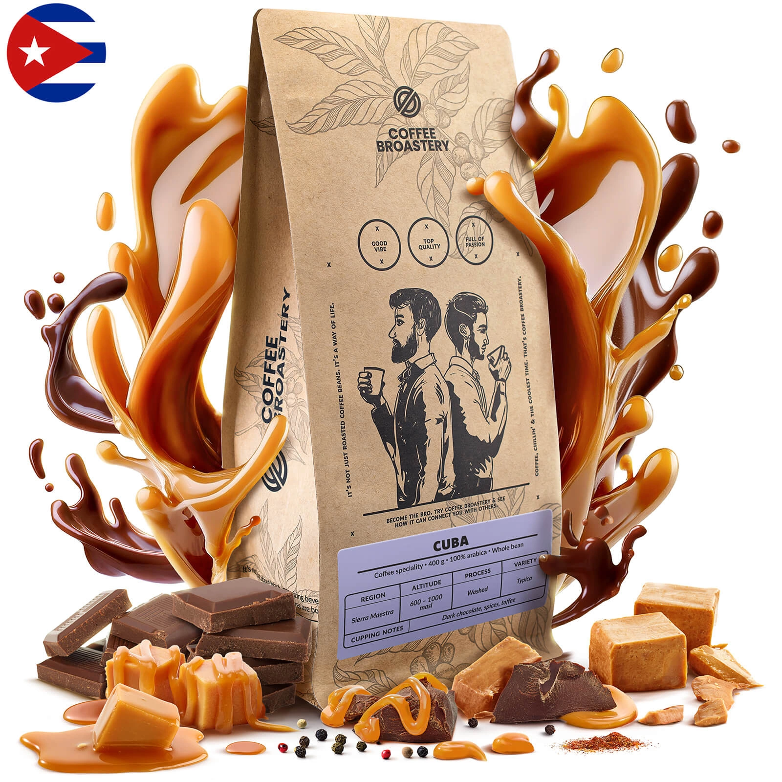 Opakowanie kawy Bro Coffee Roastery Cuba Sierra Maestra Speciality