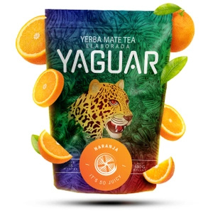 Zestaw Startowy dla dwojga Yerba Mate Yaguar Naranja 500g + Yaguar Menta Limon 500g