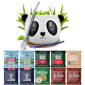 Zestaw próbek Yerba Mate 10x50g 500g + akcesoria