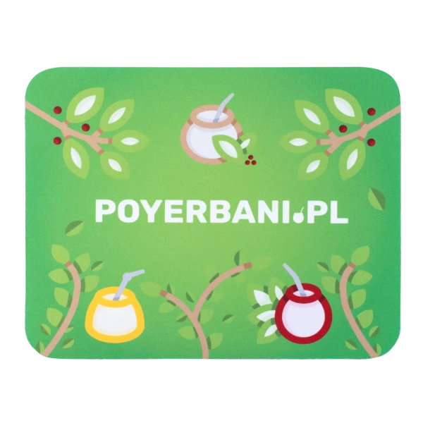 Podkładka pod mysz z logo PoYerbani