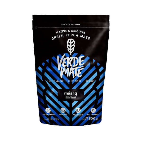 Zestaw Yerba Mate Verde Mate Mas IQ 500g 0,5kg Yerbomos + TermoMate + Bombilla