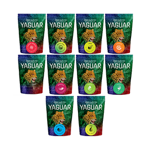 Mega Zestaw Yerba Mate Yaguar Różne 10x 0,5kg