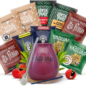 Zestaw startowy Yerba Mate Tykwa Bombilla 10x50g