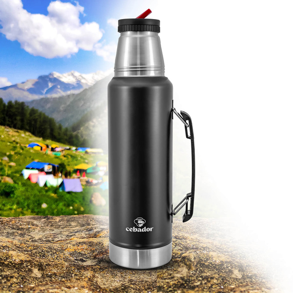 Termos Cebador Largoinox 1,2 L - czarny