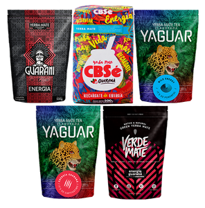 Zestaw Yerba Mate Energia różne rodzaje 5x0,5kg
